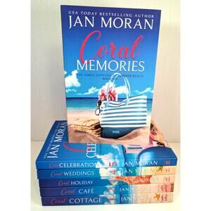 Complete Set CORAL COTTAGE at SUMMER BEACH Books Series by Jan Moran vol. 1-6 PB